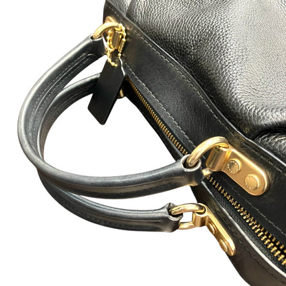 コーチ Lane Satchel レザー ハンドバッグ