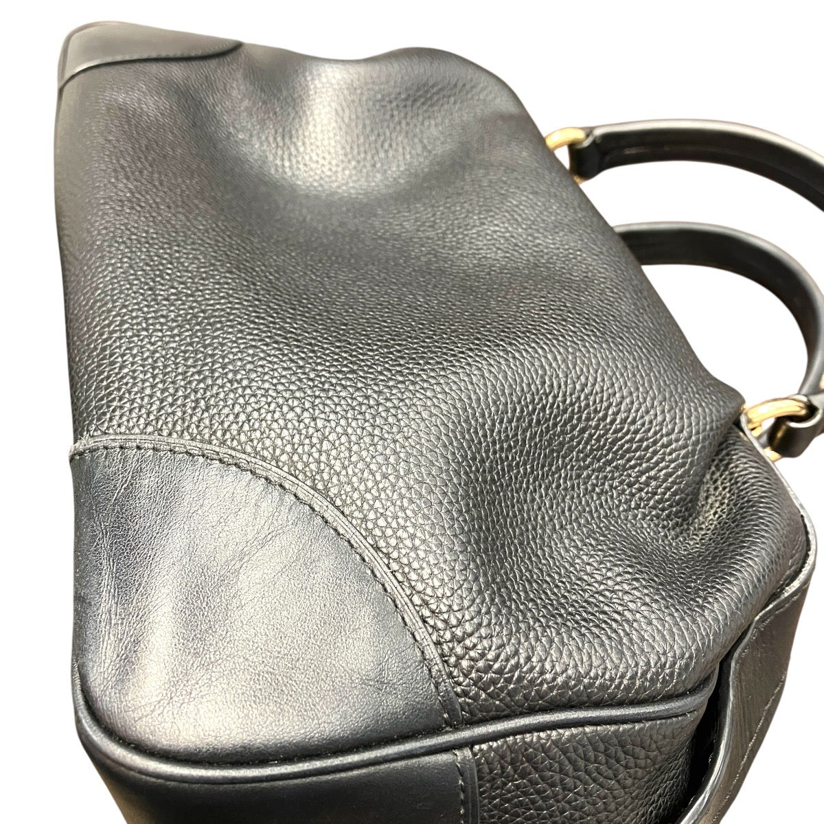 コーチ Lane Satchel レザー ハンドバッグ