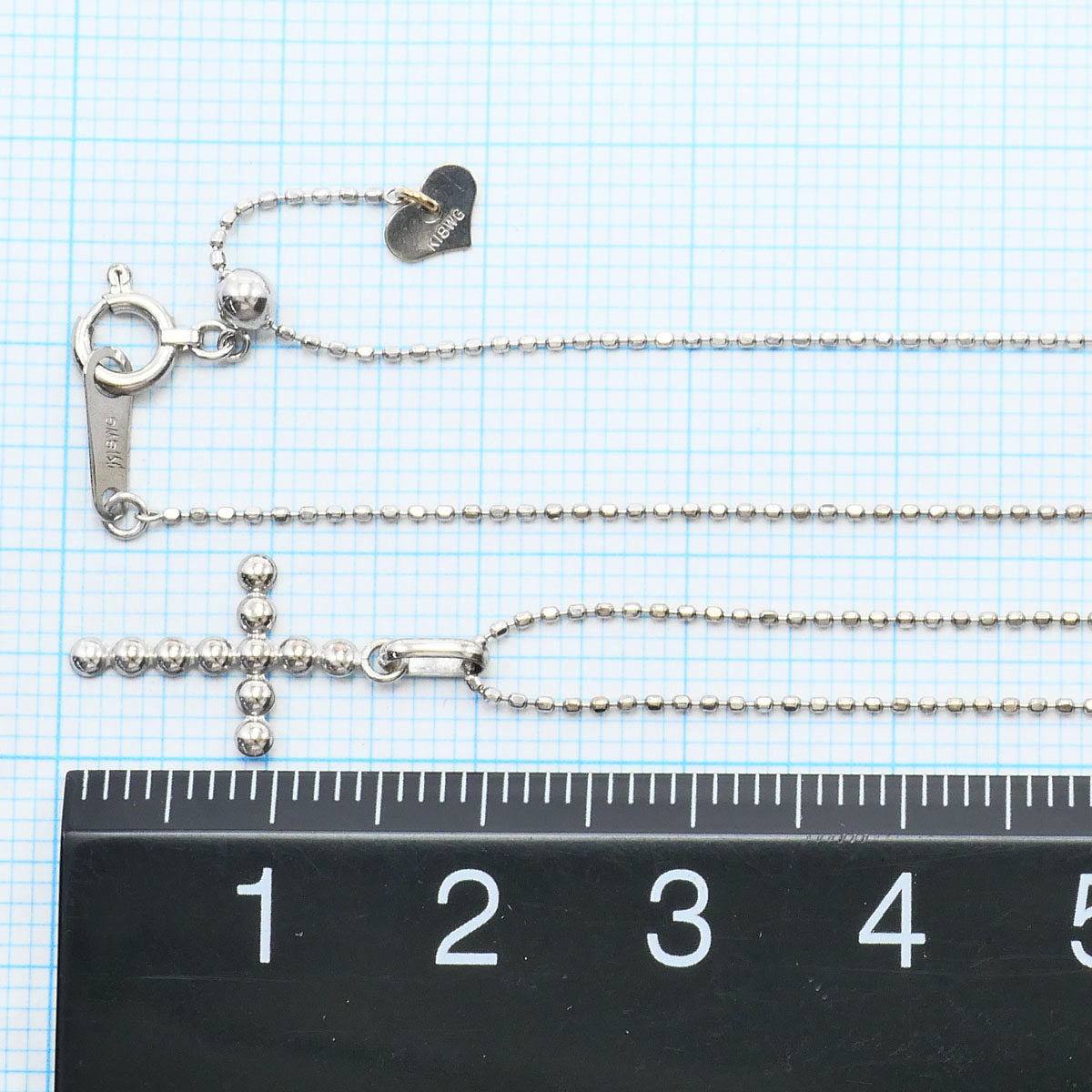 Au750 クロス ネックレス