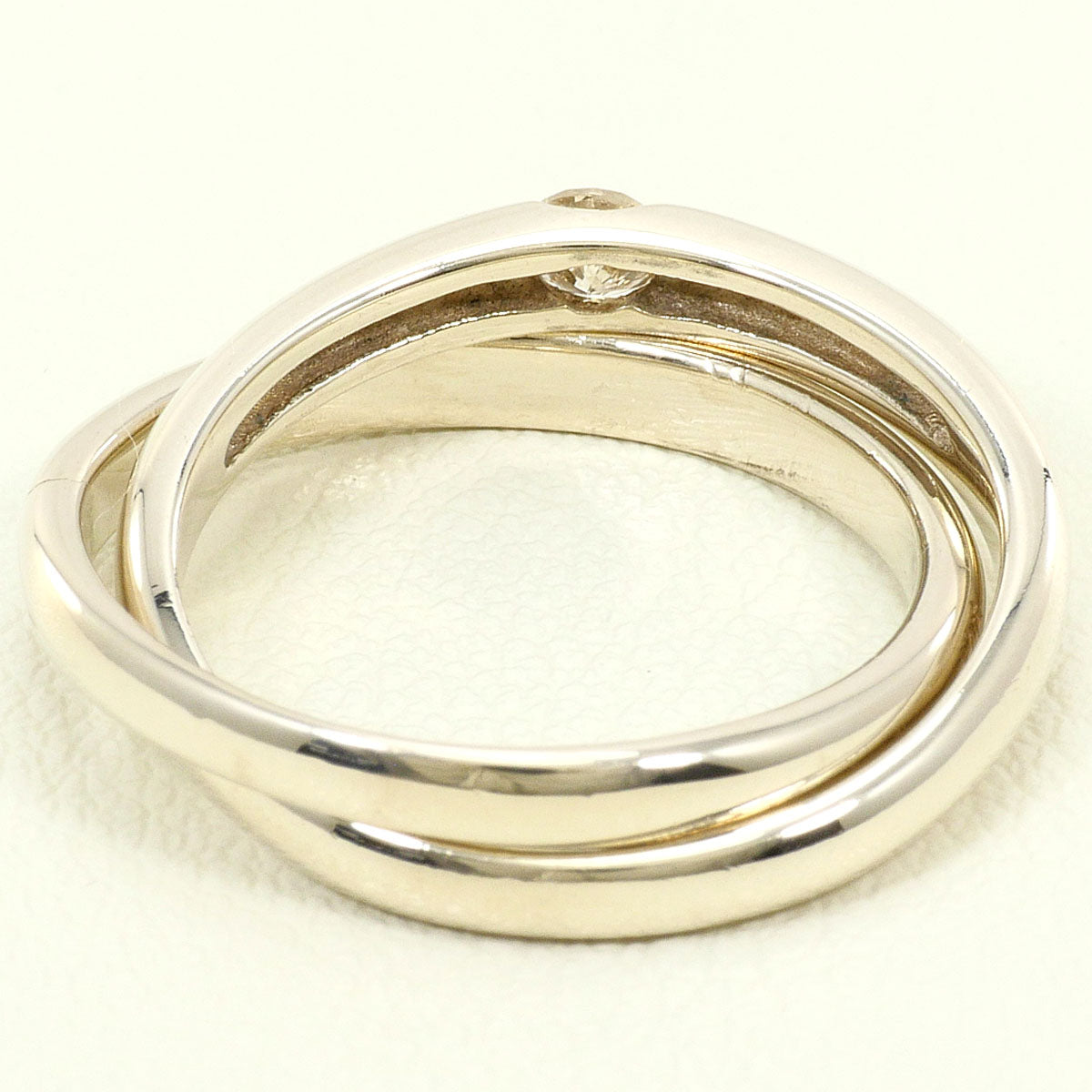 K5ホワイトゴールドダイヤモンドリング