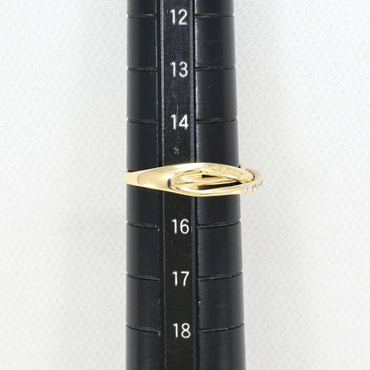 K10イエローゴールドダイヤモンドリング