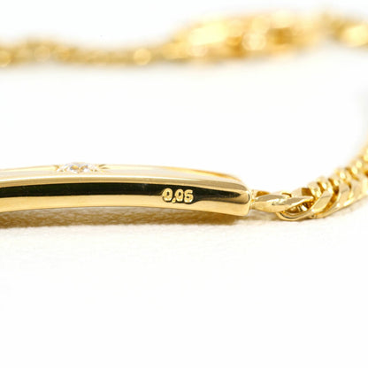 Au750 ダイヤモンドブレスレット