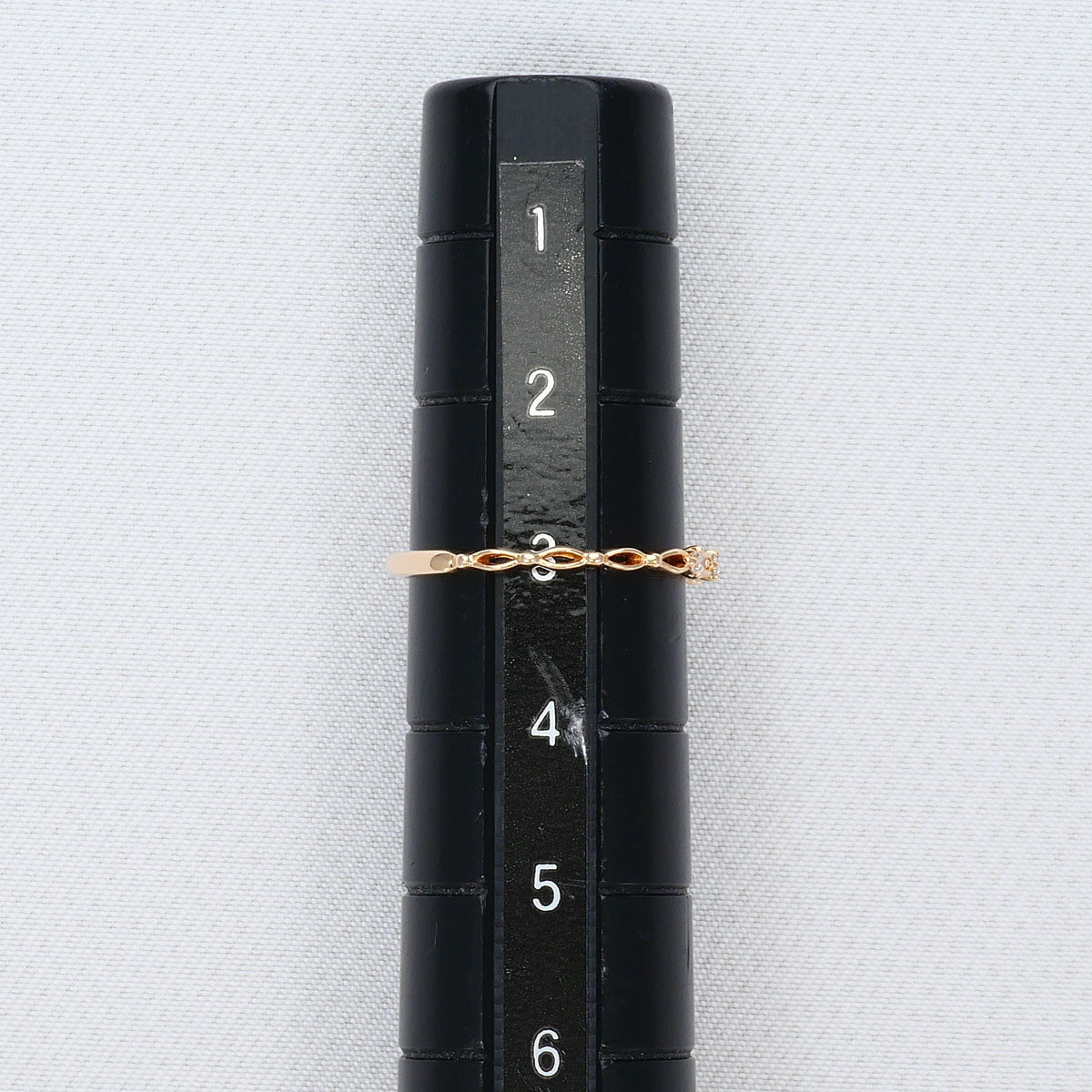 カナル4℃ K10ピンクゴールド ダイヤモンドリング
