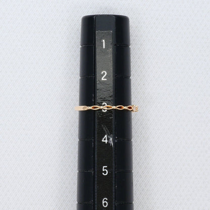 カナル4℃ K10ピンクゴールド ダイヤモンドリング