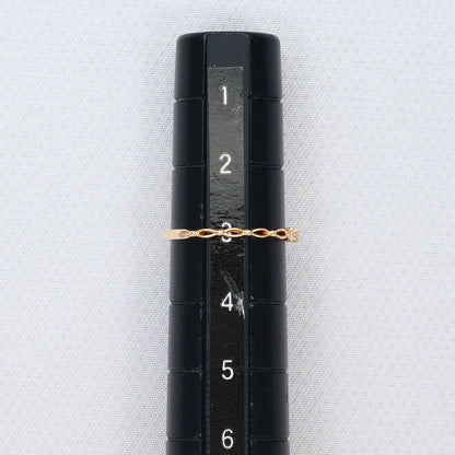 カナル4℃ K10ピンクゴールド ダイヤモンドリング