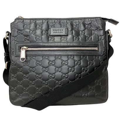 グッチ グッチシマ レザー ショルダーバッグ