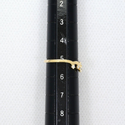 K10イエローゴールドダイヤモンドリング