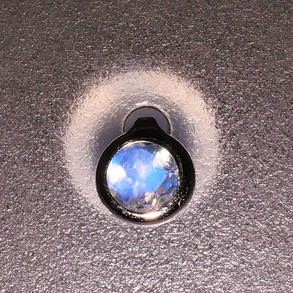 K14ホワイトゴールド ブルームーンストーン タンザナイト ピアス