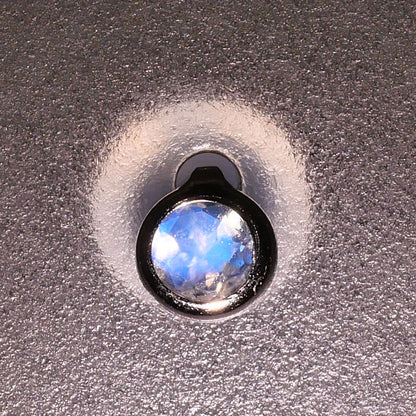 K14ホワイトゴールド ブルームーンストーン タンザナイト ピアス