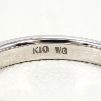 K10ホワイトゴールドダイヤモンドリング