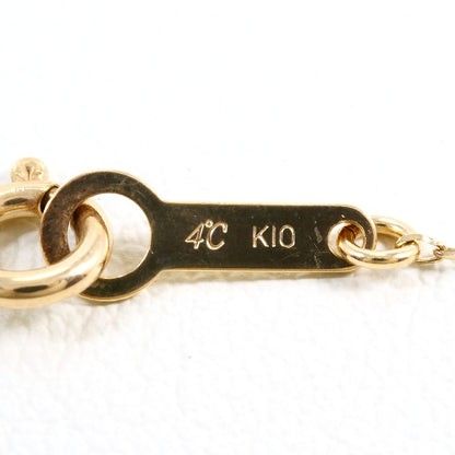 ヨンドシー K10イエローゴールド シトリン ダイヤモンド ネックレス