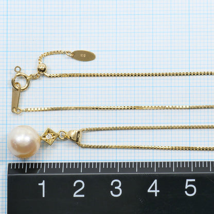 Au750ダイヤモンドパールネックレス