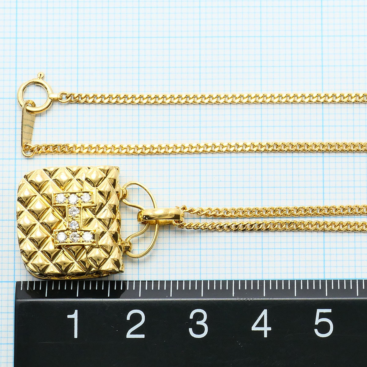 Au750 ダイヤモンドネックレス
