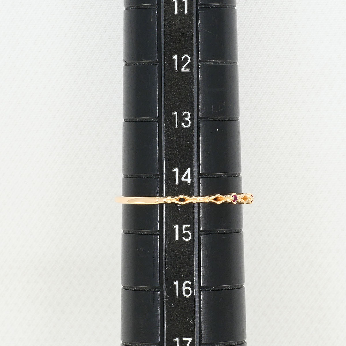 カナル4℃ K10 ピンクゴールド ルビー リング