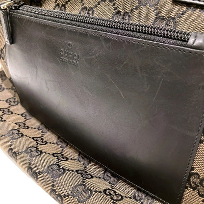 グッチ キャンバスレザートートバッグ