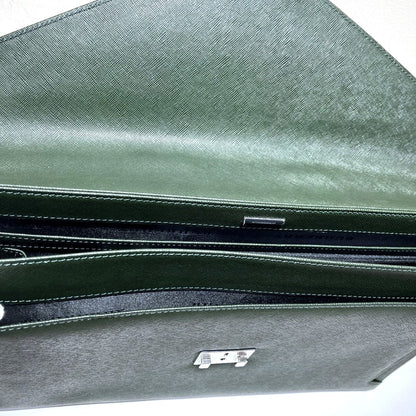 バーバリー レザービジネスバッグ