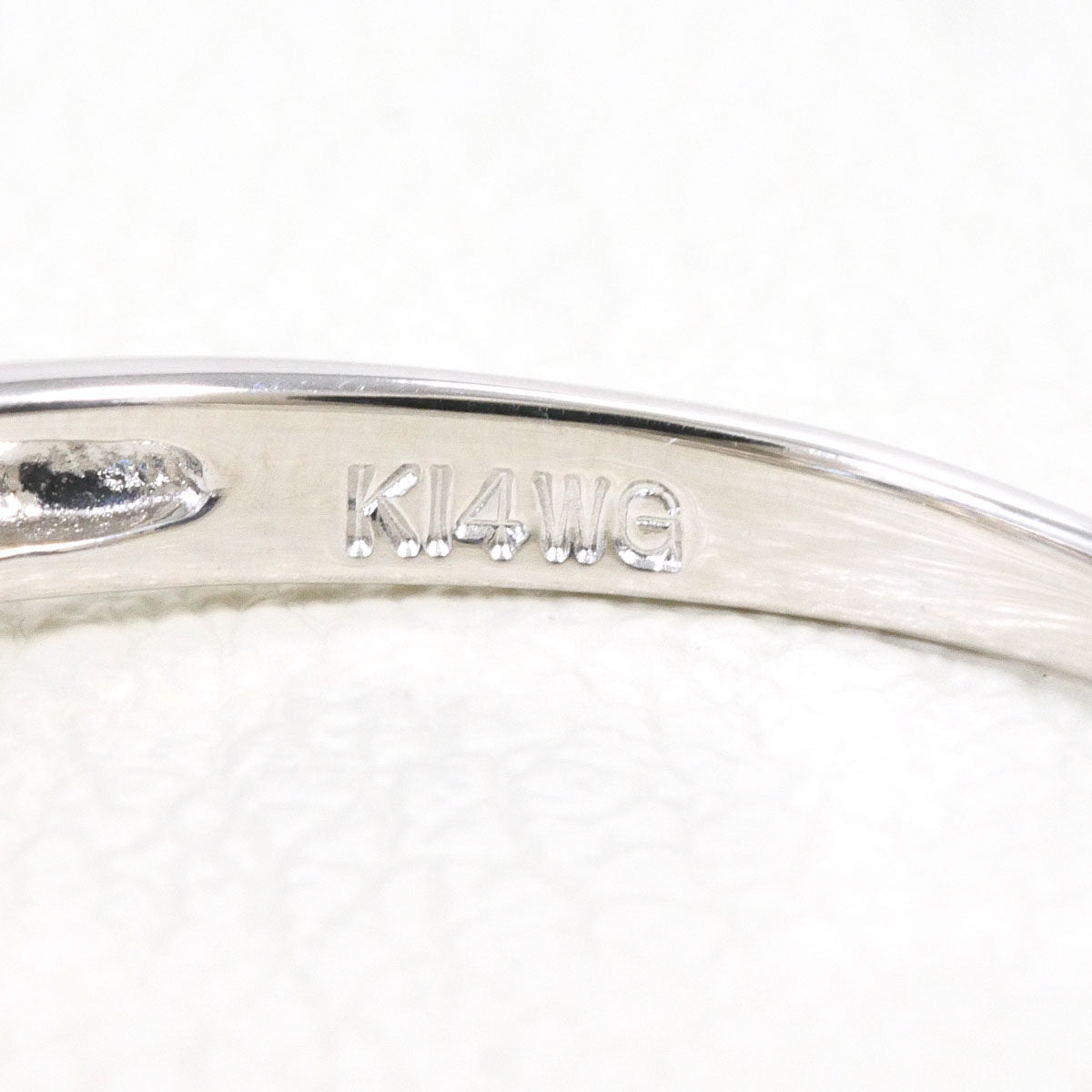 K14ホワイトゴールド アクアマリン ダイヤモンド リング