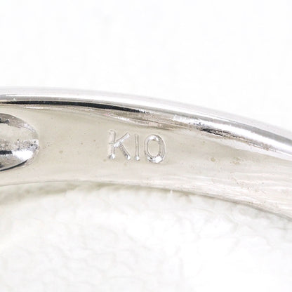 K10ホワイトゴールドダイヤモンドリング