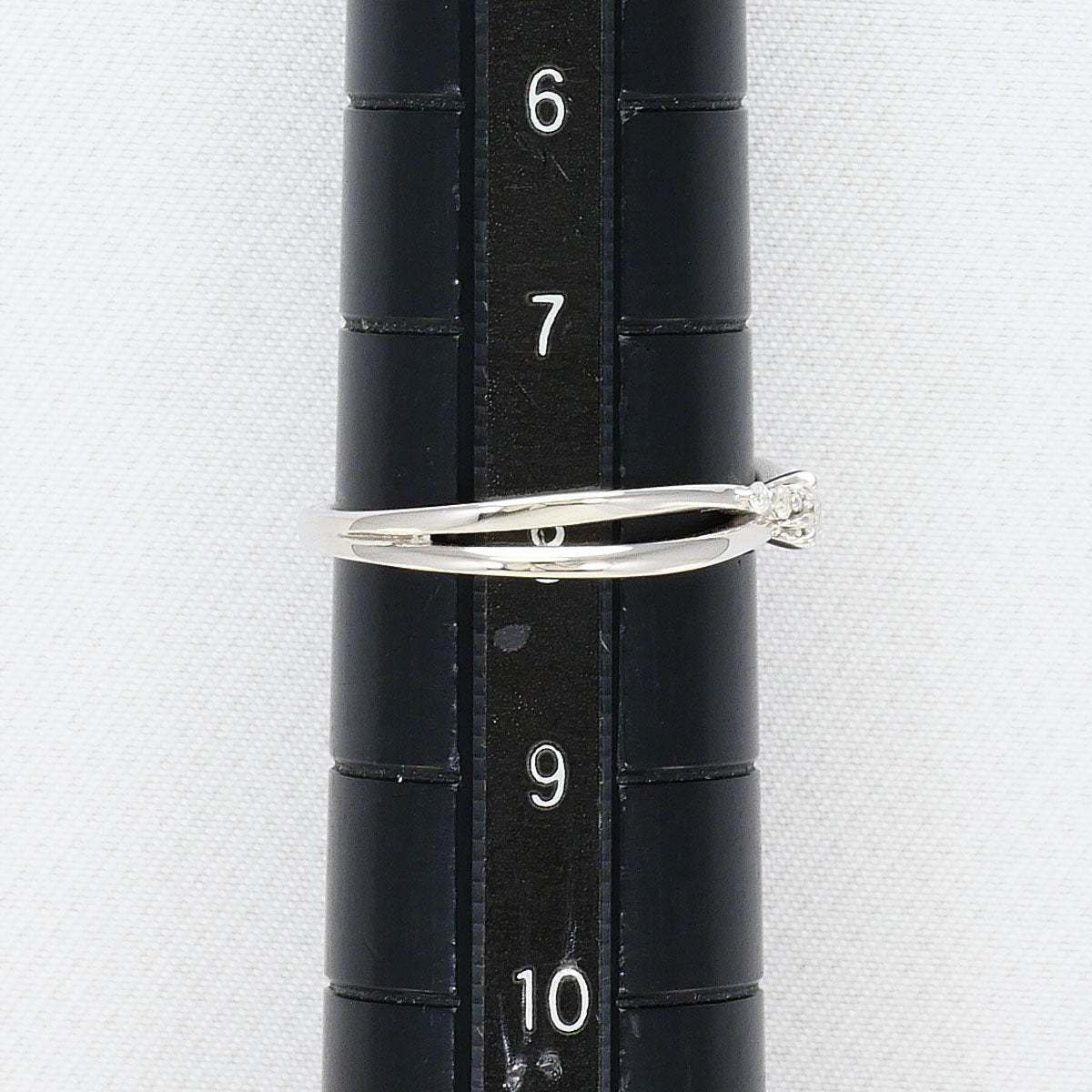 メゾンジュエル K10ホワイトゴールド ダイヤモンドリング