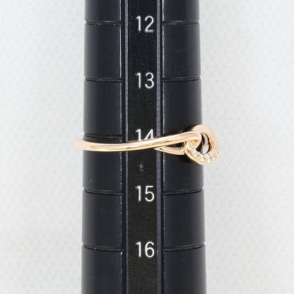 ヨンドシー K10ピンクゴールド ダイヤモンドリング