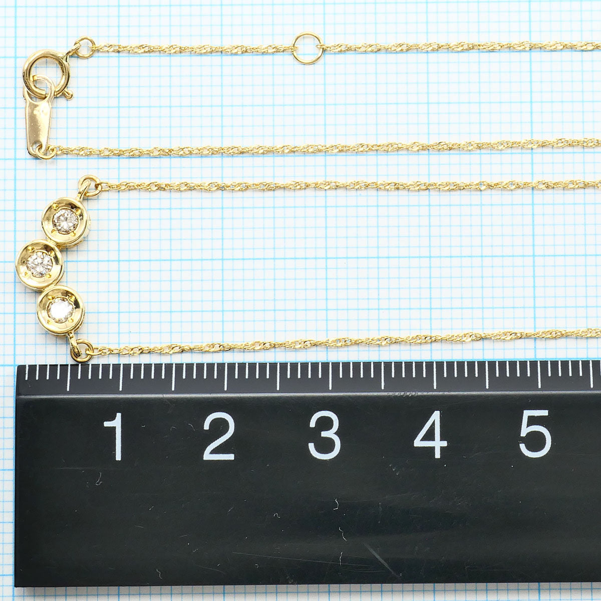 Au750 ダイヤモンドネックレス