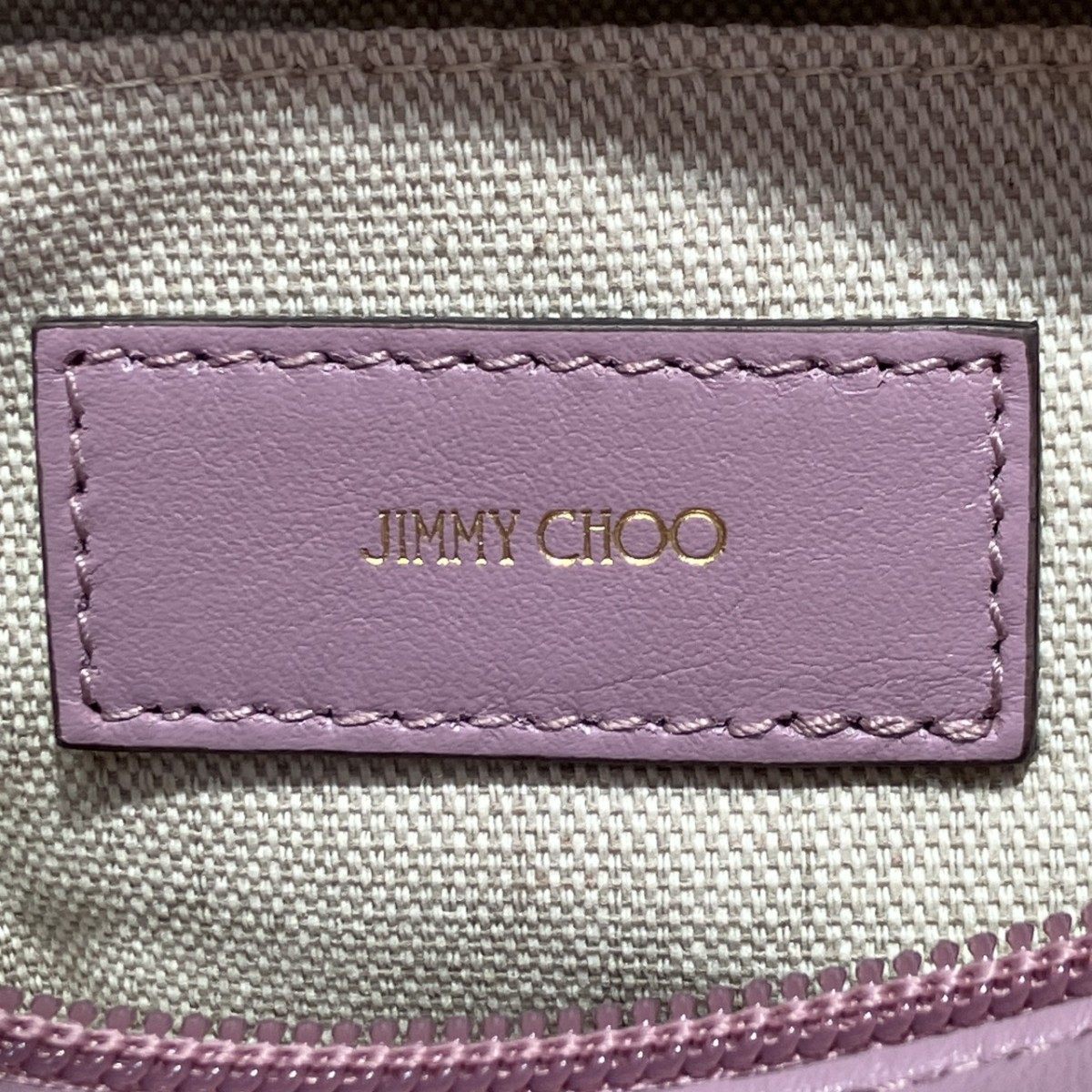 ジミーチュウ ミニサラ レザー ハンドバッグ