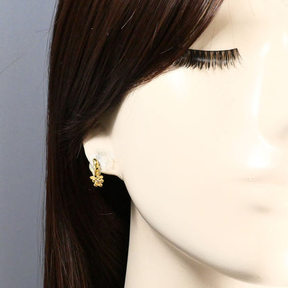 Au750 Yellow Gold Moonstone Earrings