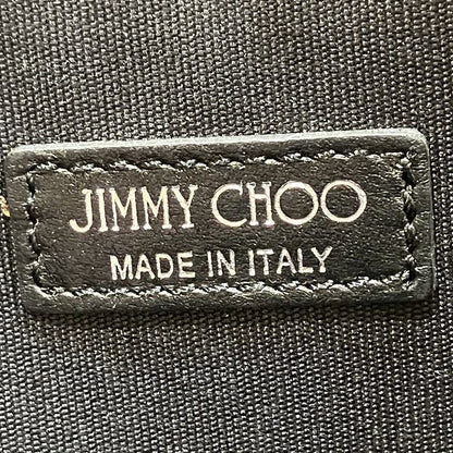 ジミー チュウ ゼナ レザー クラッチ バッグ