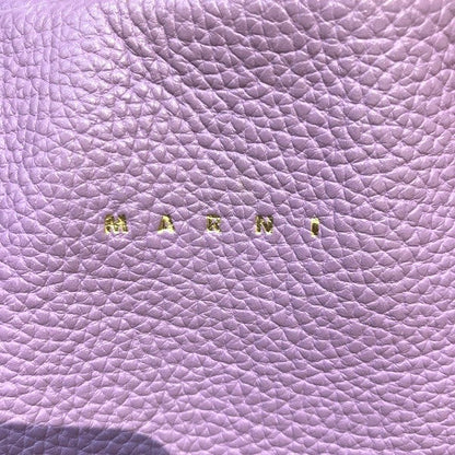 マルニ ヴェニス レザーハンドバッグ