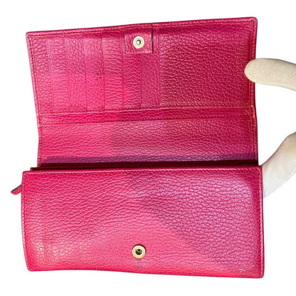 グッチ スウィングコンチネンタル レザー長財布