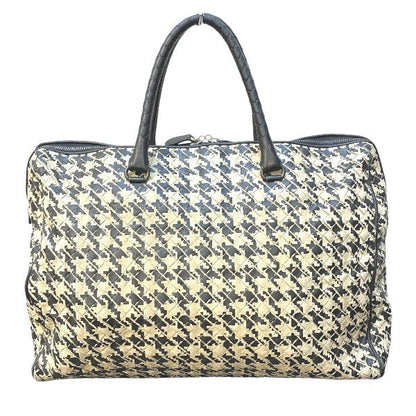 ボッテガ・ヴェネタイントレチャートレザー ビジネスバッグ