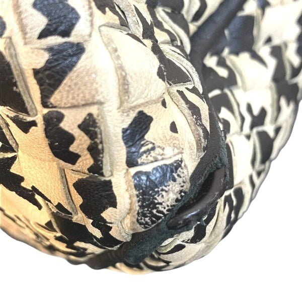 ボッテガ・ヴェネタイントレチャートレザー ビジネスバッグ