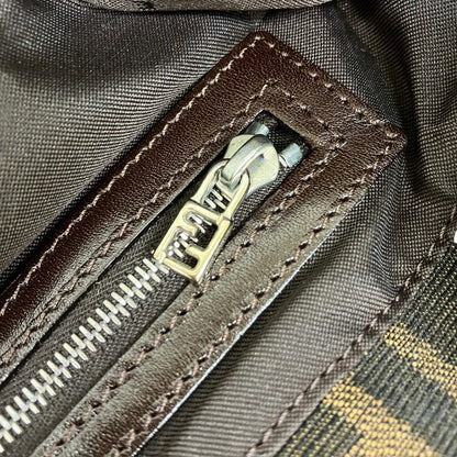 フェンディ ズッカ キャンバス ハンドバッグ