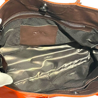 ロンシャン レザーショルダーバッグ