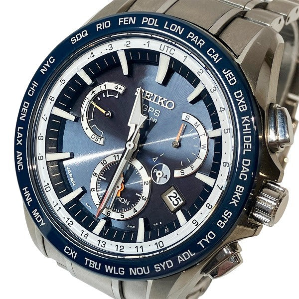 セイコー アストロン ステンレススチール セラミック メンズ腕時計