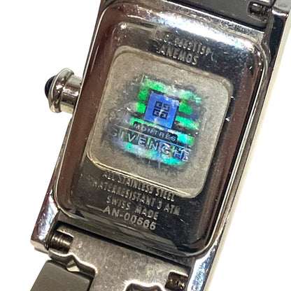 ジバンシィ ステンレス スクエア クオーツ 腕時計