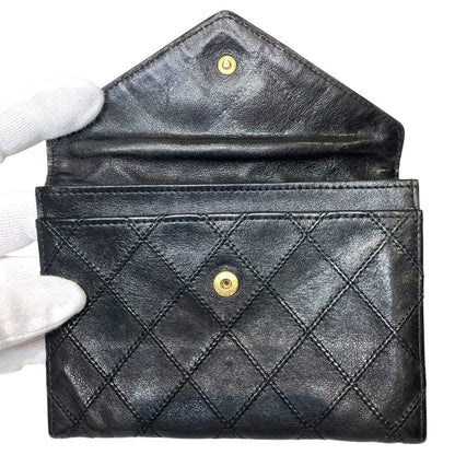 シャネル ビコローレ レザー財布