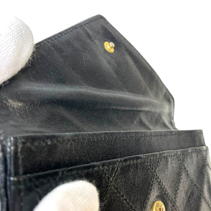 シャネル ビコローレ レザー財布