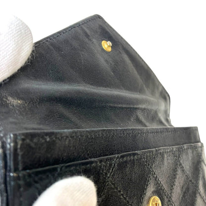 シャネル ビコローレ レザー財布