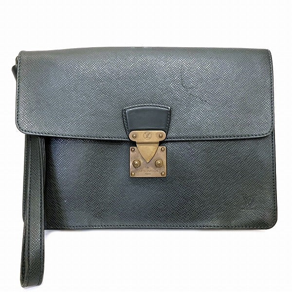 ルイ・ヴィトン タイガ レザー クラッチ バッグ