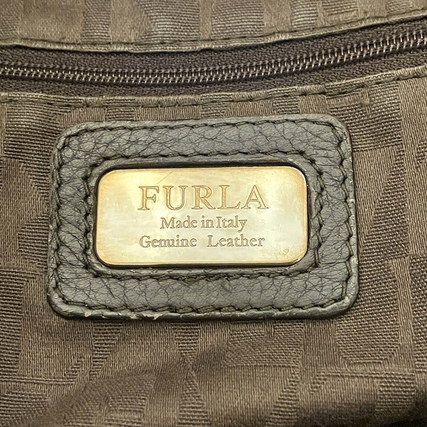 フルラ レザー ハンドバッグ