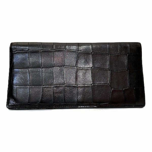 ヴィヴィアンウエストウッド レザー二つ折り長財布