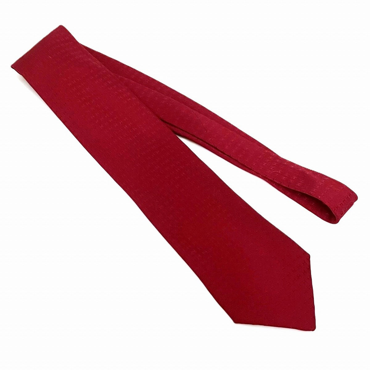 エルメス Hロゴ シルクネクタイ
