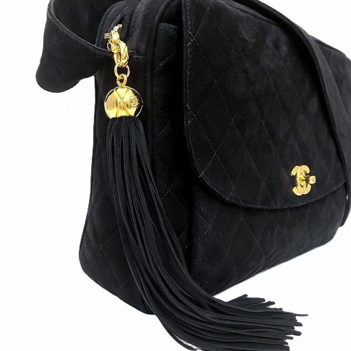シャネル マトラッセ レザー ショルダーバッグ