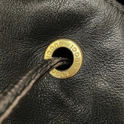 グッチ バンブーレザーリュックサック