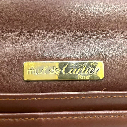 カルティエ マスト ドゥ カルティエ レザービジネスバッグ