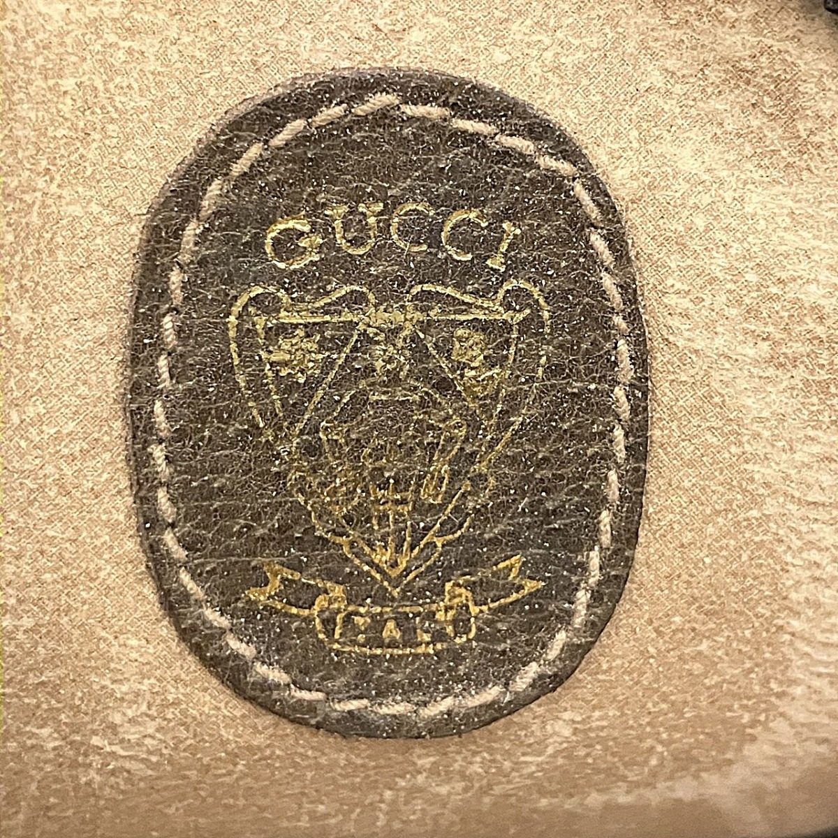 グッチ ホースビット PVCレザー ショルダーバッグ