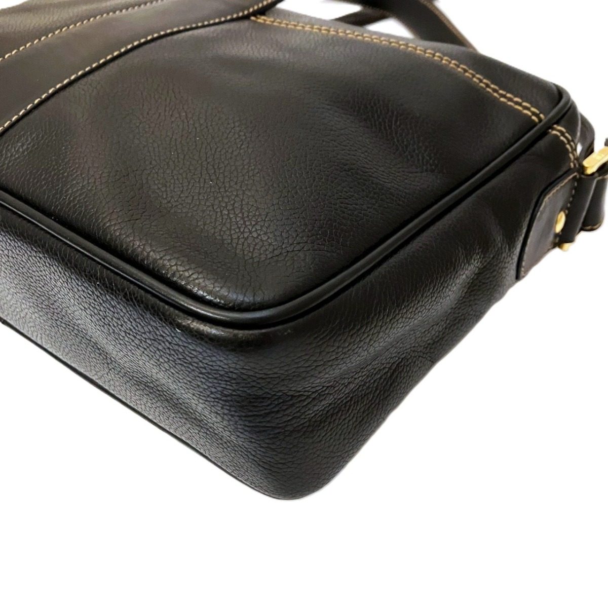 ダンヒル レザーショルダーバッグ