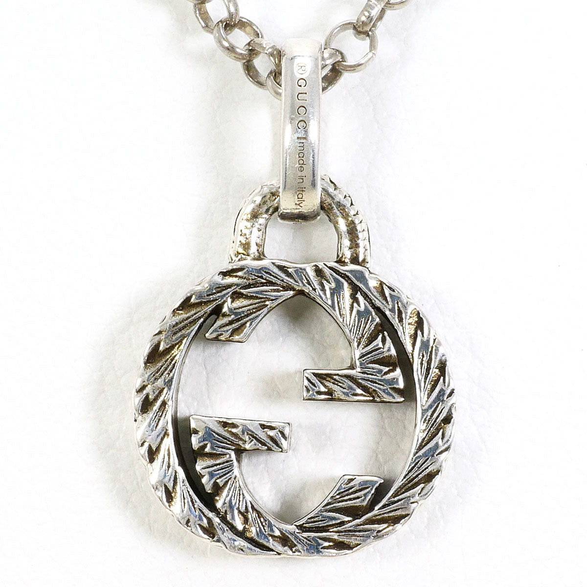 Gucci インターロッキングG シルバー925 ネックレス