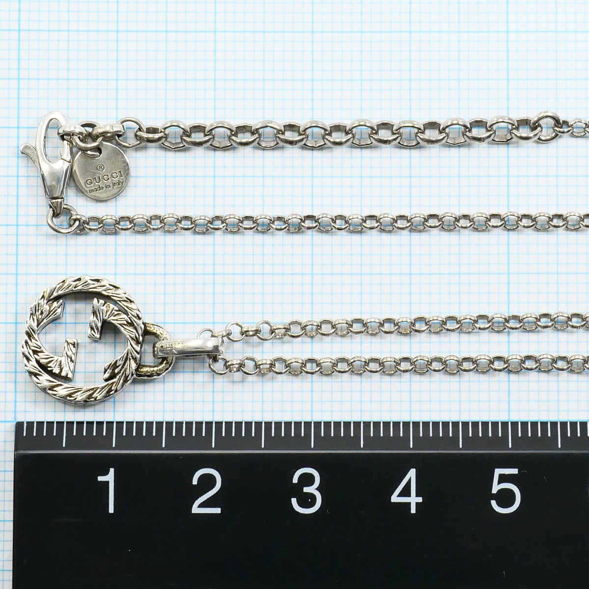 Gucci インターロッキングG シルバー925 ネックレス